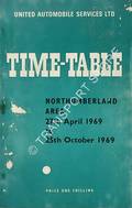 Time-Table - Northumberland Area, 27th April 1969 to 25th October 1969 by United Automobile Services Limited
