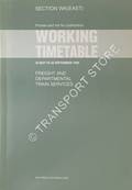 Working Timetable of Freight and Departmental Train Services - Section WK (East) - 24 May to 26 September 1998 by Railtrack Southern