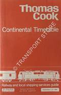 Thomas Cook Continental Timetable, Railway and Local Shipping Services Guide - September 1-27, 1986 by PRICE, J. H. (ed.)