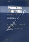 Working Timetable of Passenger & Mail train services - Section LB - London, Cambridge, and King's Lynn (and branches); Richmond, Barking and North Woolwich - 28th September 1997 until 23rd May 1998 by Railtrack East Anglia
