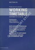 Working Timetable of Passenger & Parcels Train Services - Section CG - Marylebone to Birmingham; Aylesbury; Stratford-upon-Avon; Hartlebury; Stourbridge, 28 September 1997 to 23 May 1998 by Railtrack Midlands