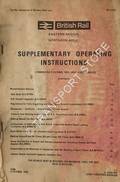 Supplementary Operating Instructions, 6 October 1979 until further notice by British Railways Eastern Region Northern Area