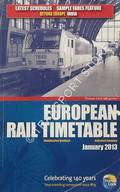 Thomas Cook European Rail Timetable / Europäisches Kursbuch / Indicateur Européen, January 2013 by FOX, Brendan (ed.)