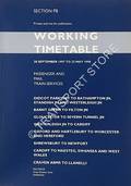 Working Timetable of Passenger & Mail Trains - Section PB - Didcot, Westerleigh; Gloucester, Severn Tunnel; Oxford to Worcester, Hereford; Shrewsbury to Newport; Cardiff to Swansea; Craven Arms to Llanelli, 28 Sept. 1997 to 23 May 1998 by Railtrack Great Western