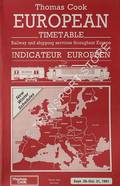 Thomas Cook European Timetable, Railway and Shipping Services throughout Europe / Indicateur Européen, Sept. 29 - Oct. 31 1991 by FOX, Brendan (ed.)