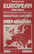 Thomas Cook European Timetable, Railway and Shipping Services throughout Europe / Indicateur Européen, Sept. 30 - Oct. 31 1990 by FOX, Brendan (ed.)