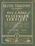 Rail and Road Passenger Services Time Table, 1st June, 1959 until further notice by Ulster Transport Authority