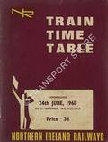 Train Time Table, commencing 24th June 1968 to 1st September 1968 inclusive by Northern Ireland Railways