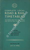 Complete Local Road & Rail Timetables - Watford, Hemel Hempstead, Berkhamsted and District, 15 February 1969 by London Transport