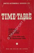 Time-Table - Durham, Tees-side & Yorkshire Area, 14th June1970 until 12th October 1970 by United Automobile Services Limited
