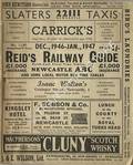 Reid's Railway Guide, North-East Coast Time Tables and Newcastle ABC, Dec. 1946 - Jan. 1947 by Andrew Reid & Company Ltd.