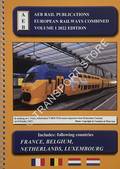 AEB European Railways Combined - France, Belgium, Netherlands, Luxembourg, 2022 Edition by AEB Rail Publications