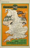 Time Table Summer Services, June 1st until October 20th, 1962 by Associated Motorways