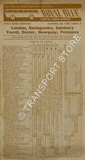 Royal Blue, Daily Road Services Summer 1961: London to Penzance by Western National & Southern National Omnibus Compies