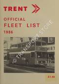 Trent [Trent Motor Traction Co.] Official Fleet List 1986 by FRANCIS, I.S.