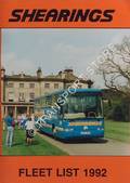 Shearings Fleet List 1992 by GASCOINE, P.