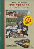 Valley Lines Network Timetables 1st June 1997 - 27th September 1997 by Cardiff Railway Company