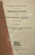 Merchandise and Live Stock Rates to take effect from 1st April 1939 by Department of Railways, New South Wales