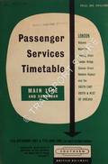 Passenger Services Timetable - Main Line and Suburban - London (Victoria, Waterloo, Charing Cross, London Bridge, Cannon Street, Holborn Viaduct) and the South-East, South & West of England, 11th September 1961 to 17th June 1962 by British Railways Southern Region 