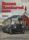 Book cover of Buses Restored  by National Association of Road Transport Museums 